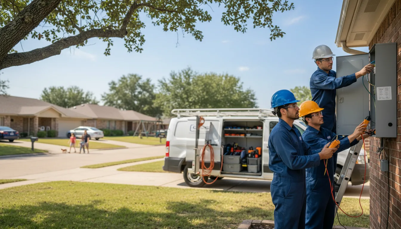 Certified electrician providing emergency electrical services in New Lexington, OH